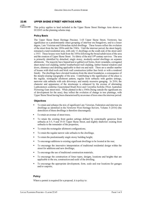 Clause 22.65 - Page 1 of 3