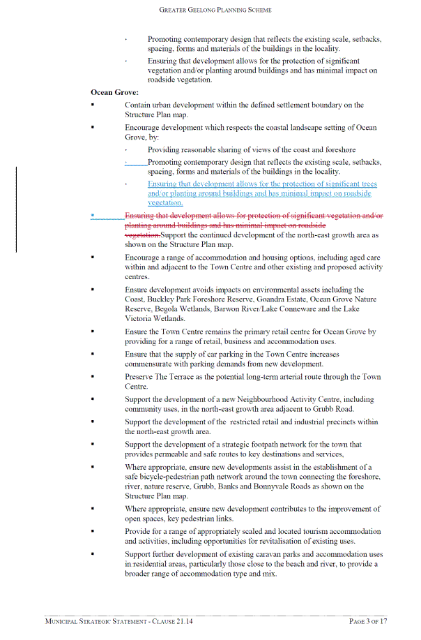 Municipal Strategic Statement - Clause 21.14 - page 3 of 17