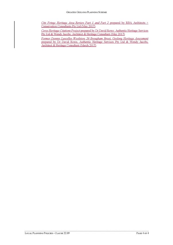 Local Planning Policies - Clause 22.09 page 4 of 4