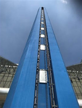 Waste to Energy Plant Turin - Trattamento Rifuti Metropolitani - 135m chimney