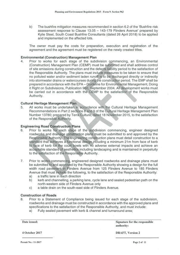 Draft Permit with additional recommended changes - Page 2