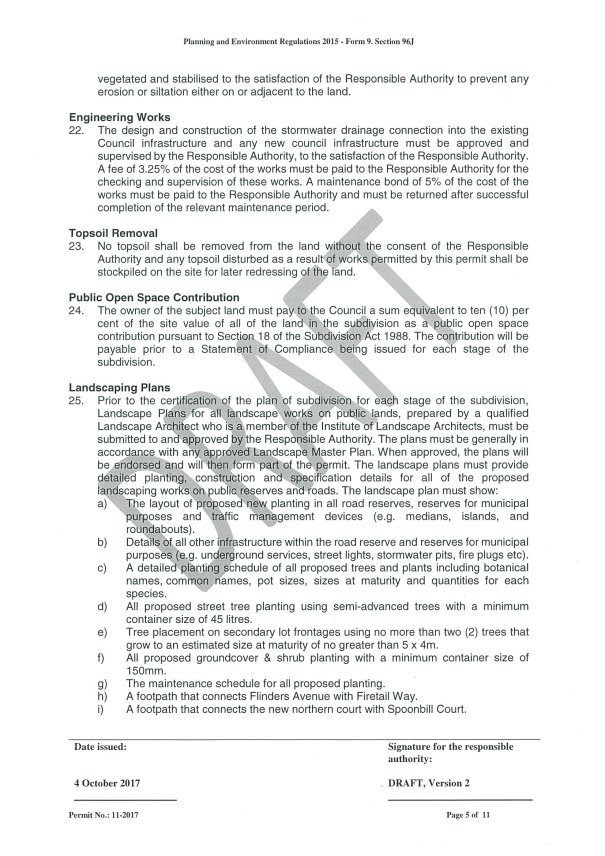 Draft Permit with additional recommended changes - Page 5