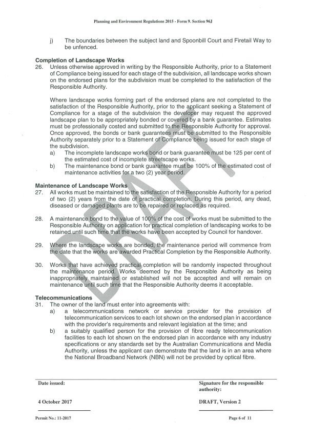 Draft Permit with additional recommended changes - Page 6
