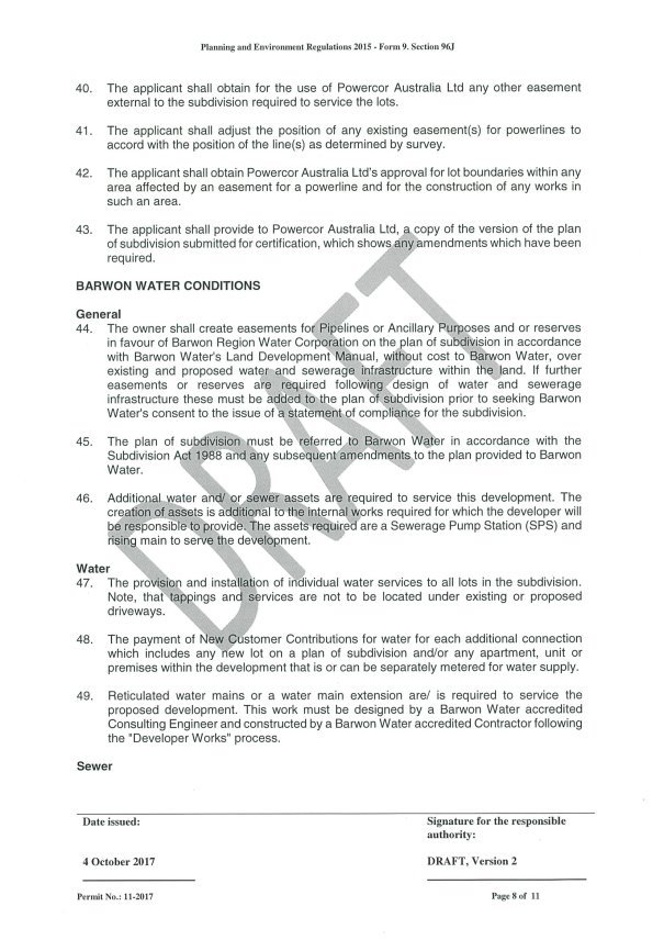 Draft Permit with additional recommended changes - Page 8