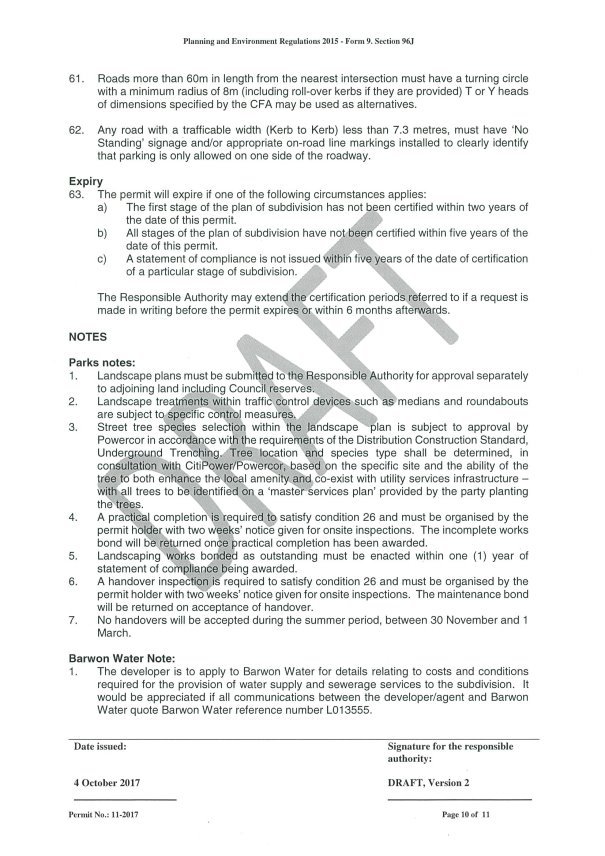 Draft Permit with additional recommended changes - Page 10