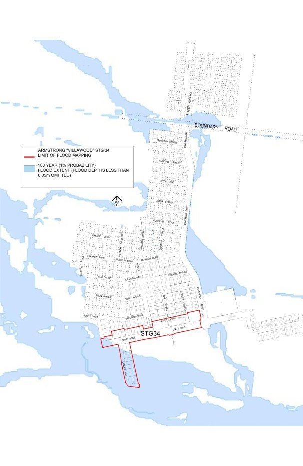 Current flood map