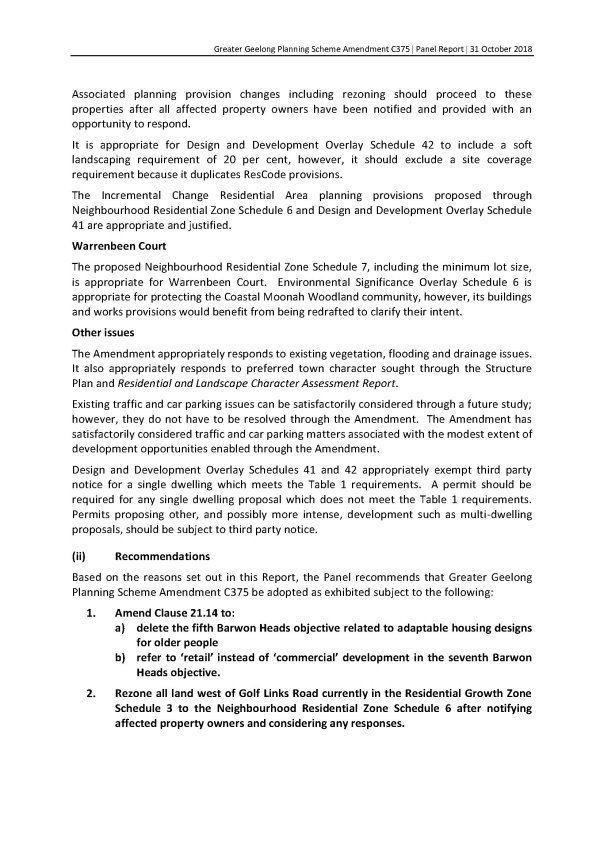 PANEL REPORT - Greater Geelong Amendment C375 - page 3