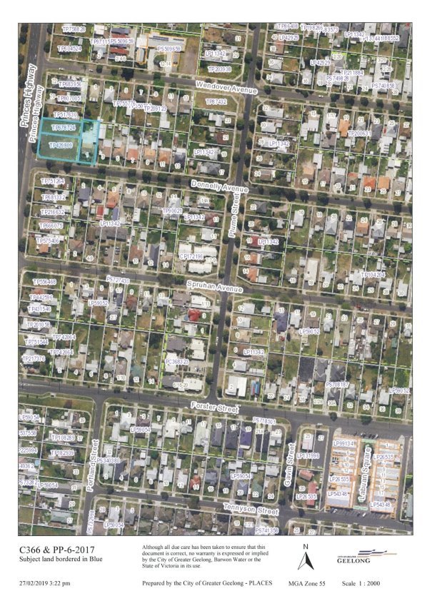 Aerial Photo - Subject land and surrounding area