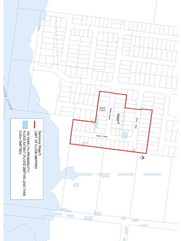 Current flood map