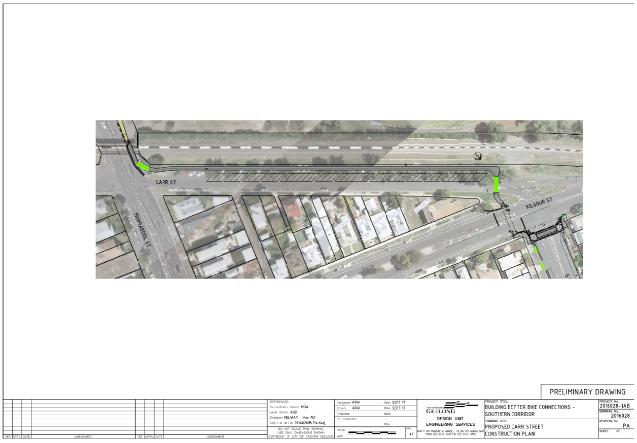 Proposed Carr Street construction