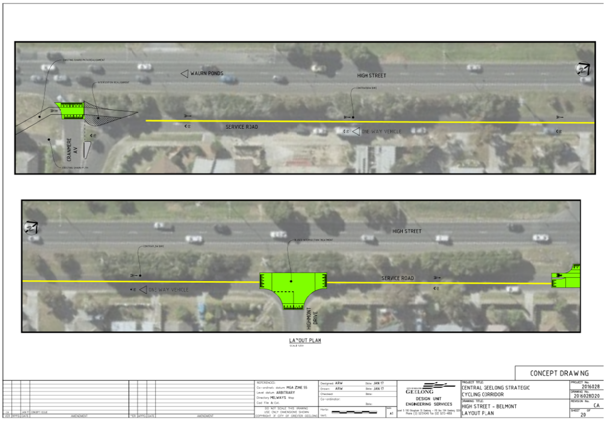 High Street - Belmont Layout Plan Sheet 20