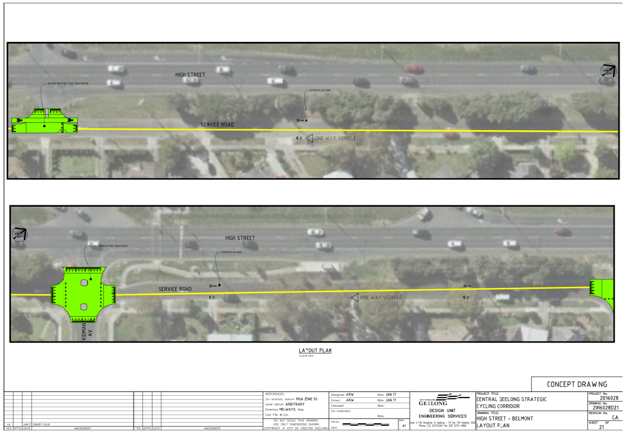 High Street - Belmont Layout Plan Sheet 21