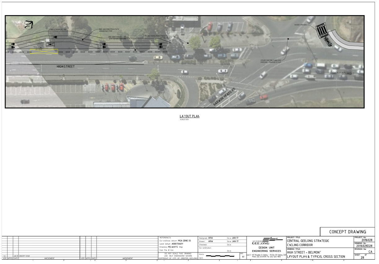 High Street - Belmont Layout Plan Sheet 28