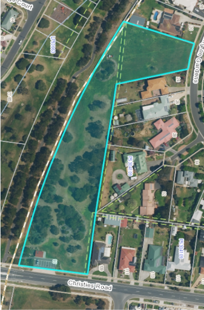97 Christies Road, Leopold, to be named Fred Cook Reserve
