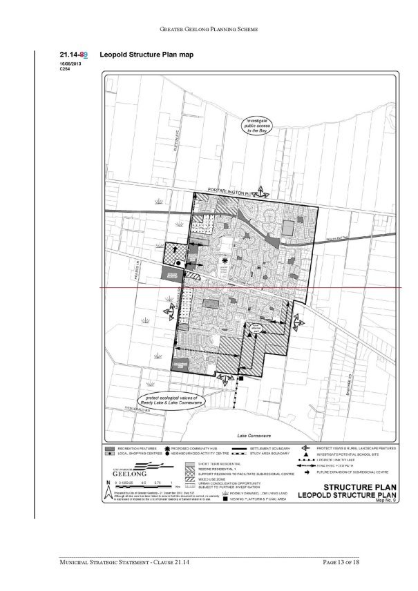 Municipal Strategic Statement - Clause 21.14 - Page 13 of 18