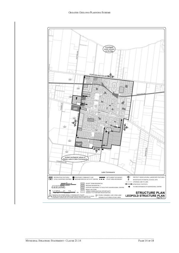 Municipal Strategic Statement - Clause 21.14 - Page 14 of 18