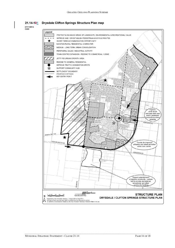 Municipal Strategic Statement - Clause 21.14 - Page 16 of 18