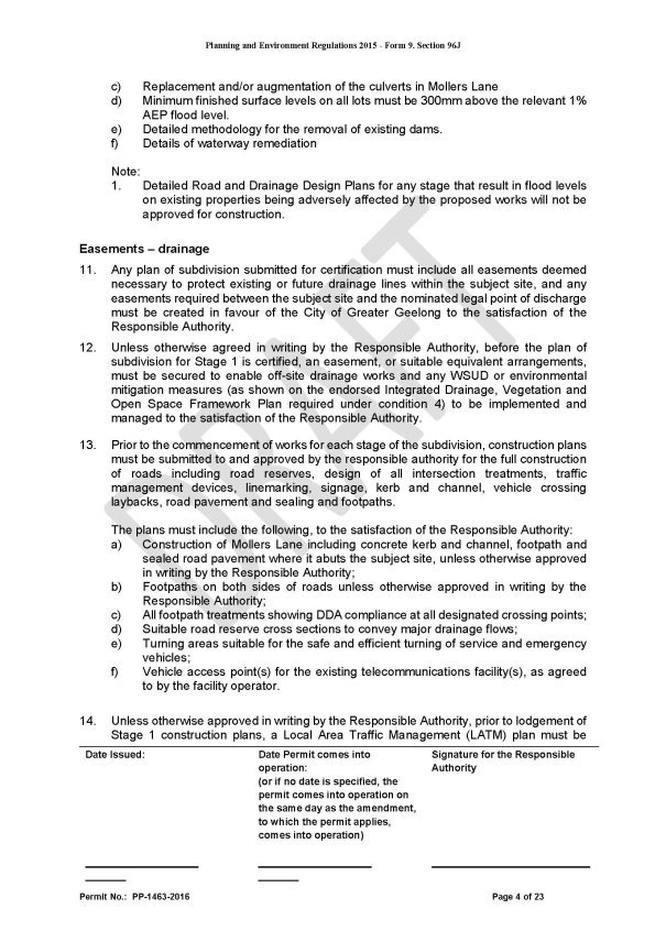 Planning Permit Number PP-1463-2016 - Page 4 of 23