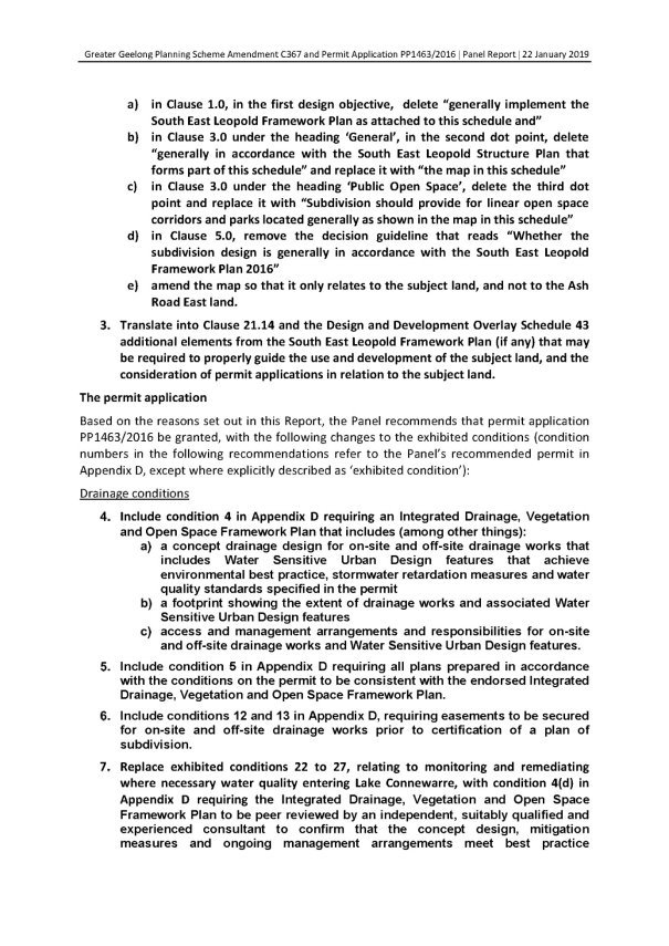 Attachment 5 - C367 Panel Report Executive Summary - Page 4 of 6