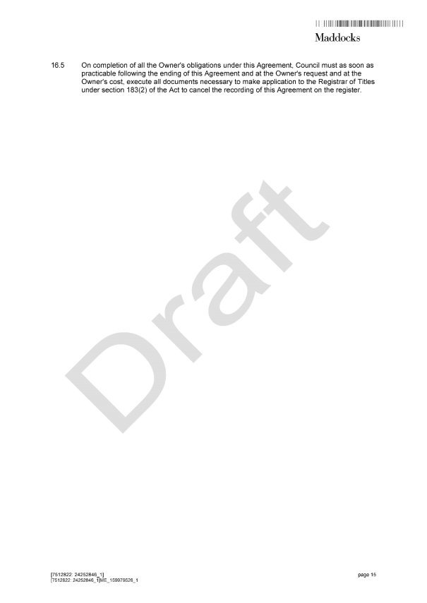 Section 173 agreement - Page 15
