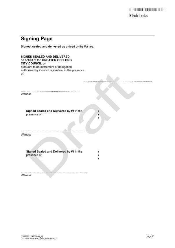 Section 173 agreement - Page 20