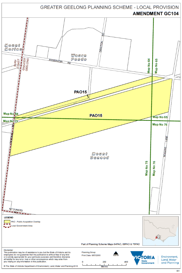 Proposed Public Acquisition Overlay