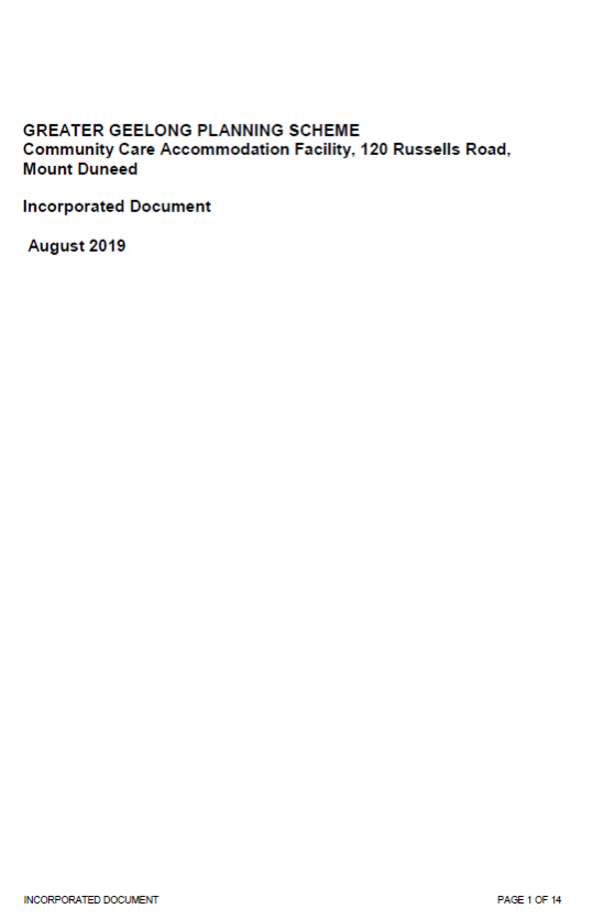 Exhibited Incorporated Document - Page 1 of 14