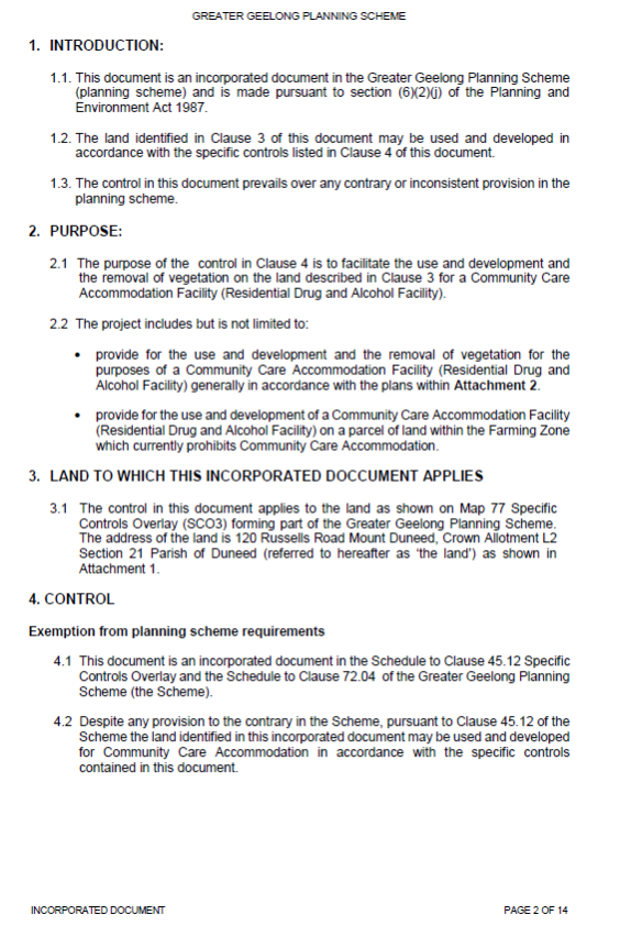 Exhibited Incorporated Document - Page 2 of 14