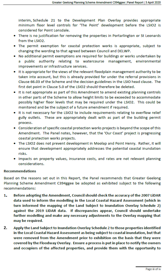 Executive Summary - page 3 of 4
