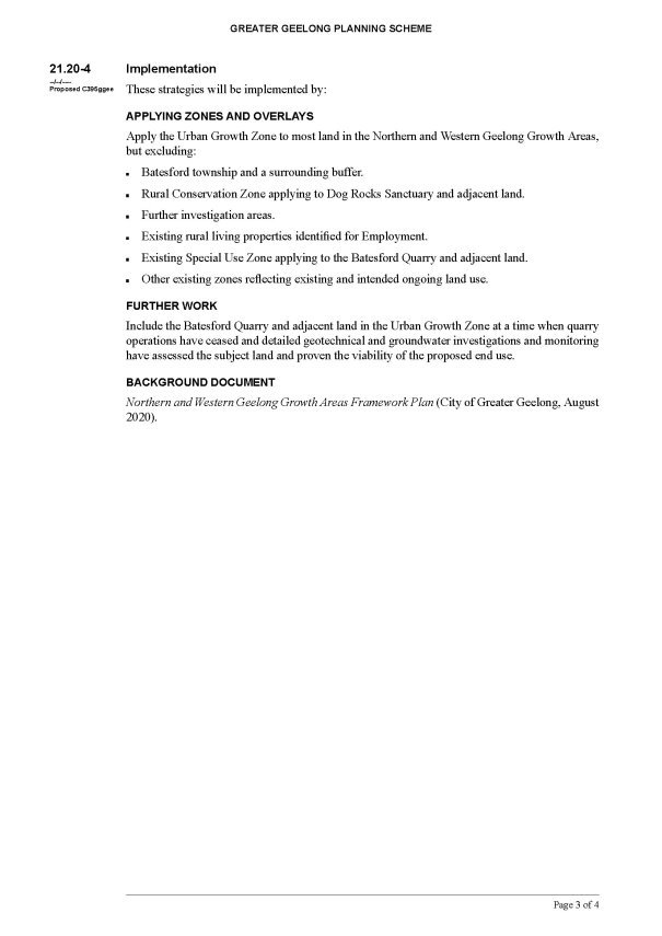 Amendment C395ggee  - Clause 21.20 page 3 of 4