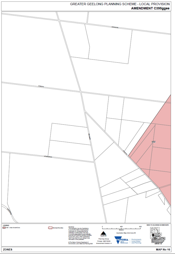 Amendment C395ggee  - Clause 21.20 Map 16