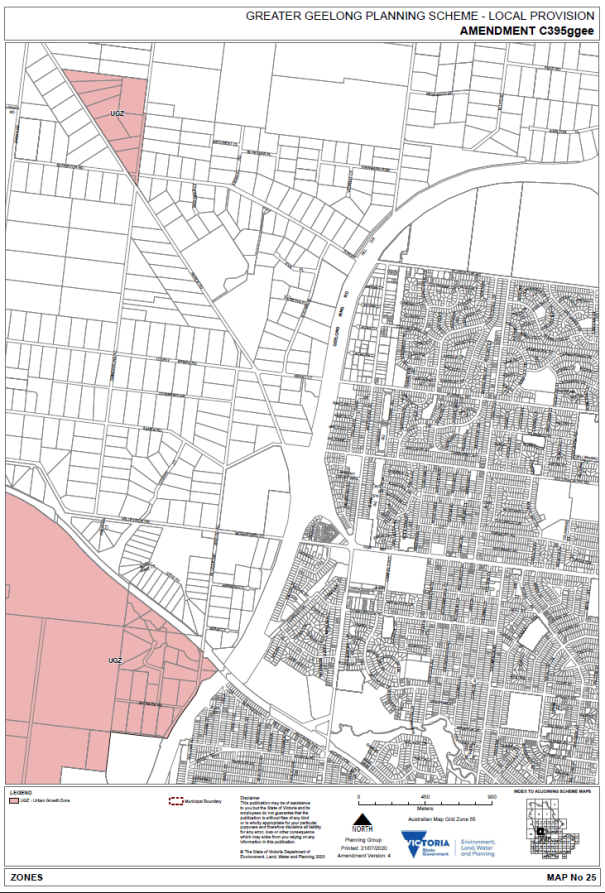 Amendment C395ggee  - Clause 21.20 Map 25