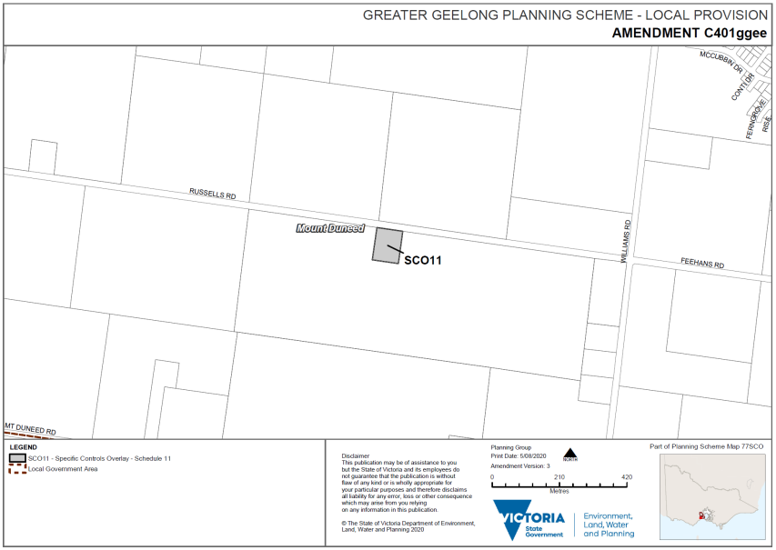 Amendment C401ggee - Special Controls Overlay - Schedule 11 and Local Government Area