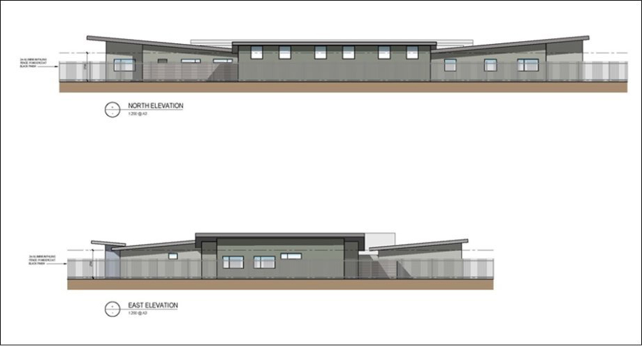 North and East elevations