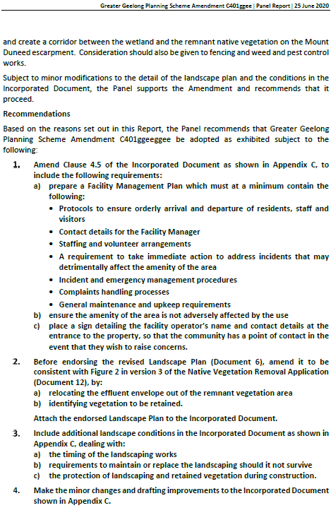 Executive summary - page 3 of 3
