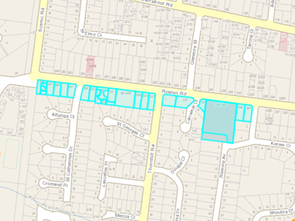 plan of scheme area