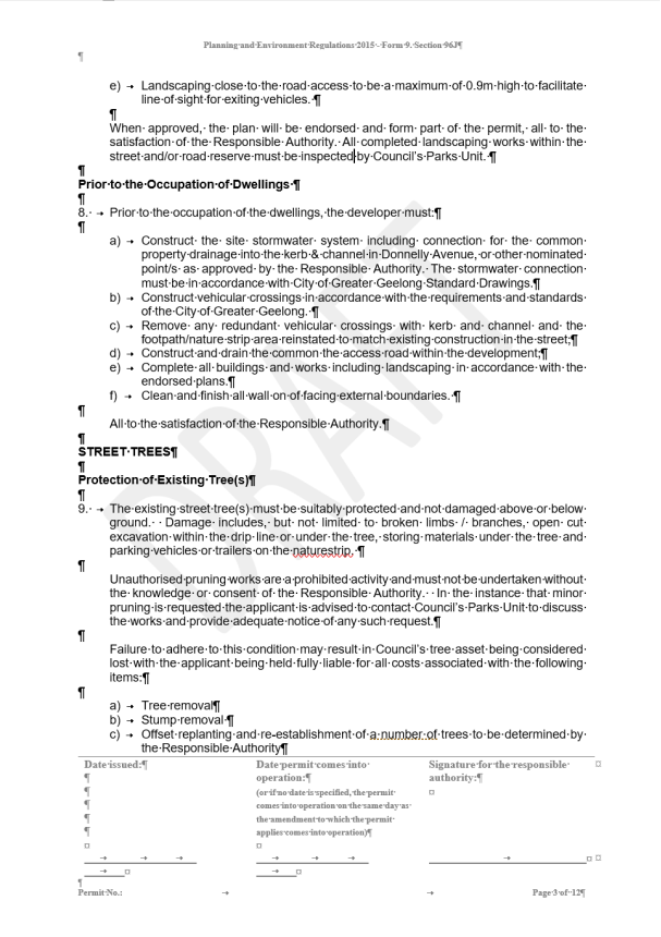 Planning Permit PP-6-2017 - page 3 of 12 pages