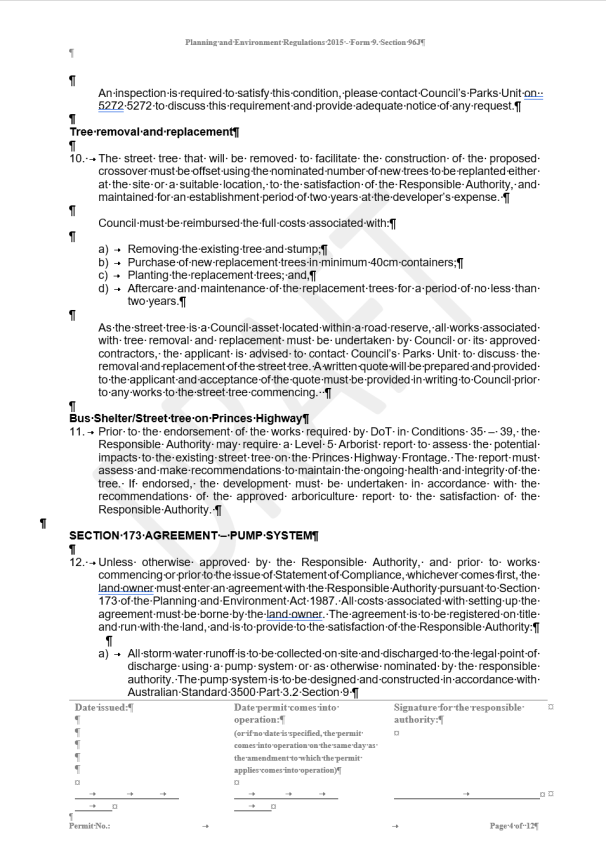 Planning Permit PP-6-2017 - page 4 of 12 pages
