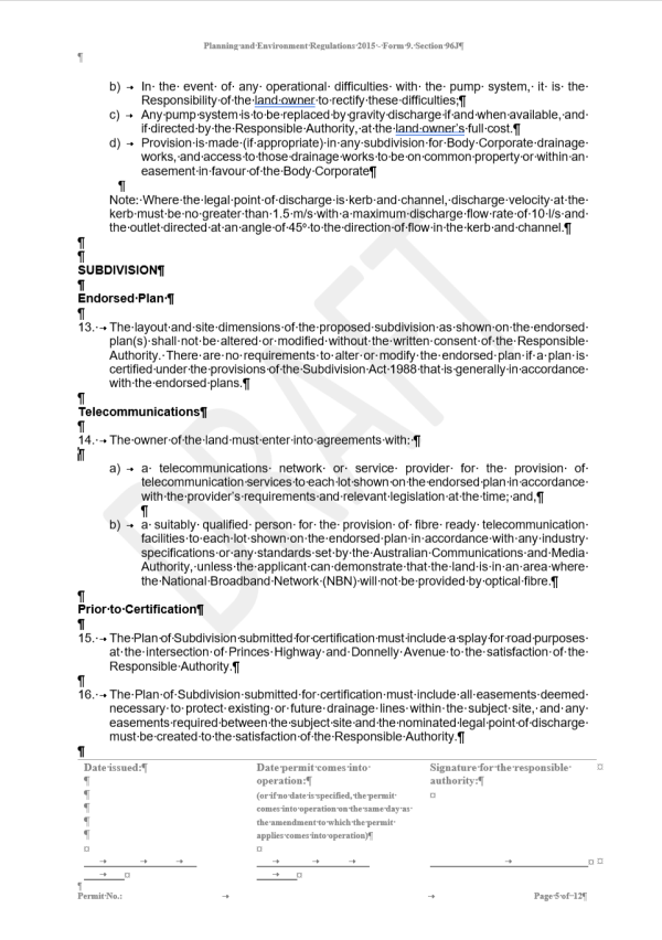 Planning Permit PP-6-2017 - page 5 of 12 pages