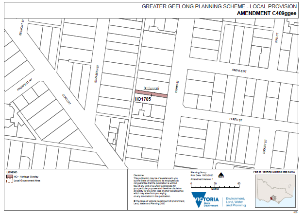 Part of Planning Scheme Map 53HO