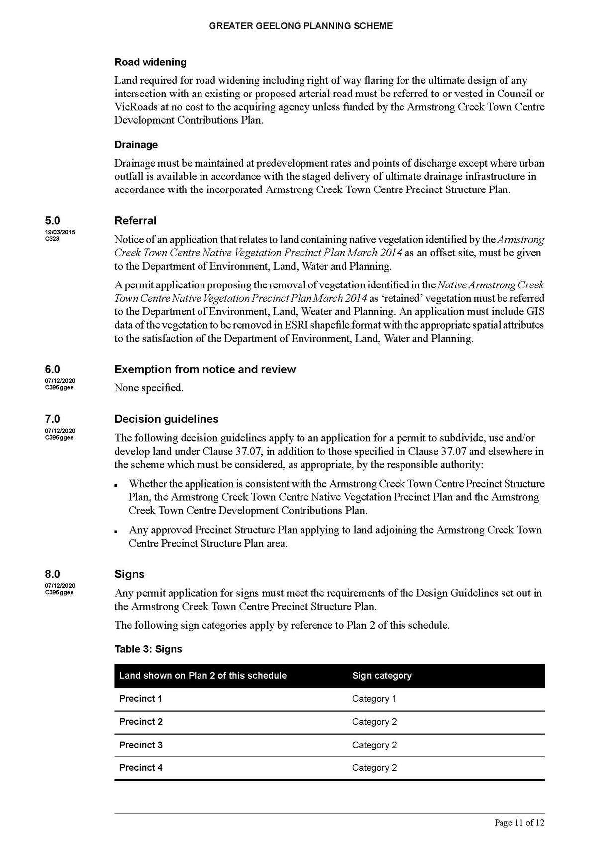 Schedule 5 page 11 of 12